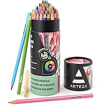 絵画⭐︎反芸術　全芯色鉛筆 Amazon | Arrtx 色鉛筆 72色 プロ専用ソフト芯色鉛筆セット